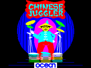 Chinese Juggler title screen for ZX Spectrum
